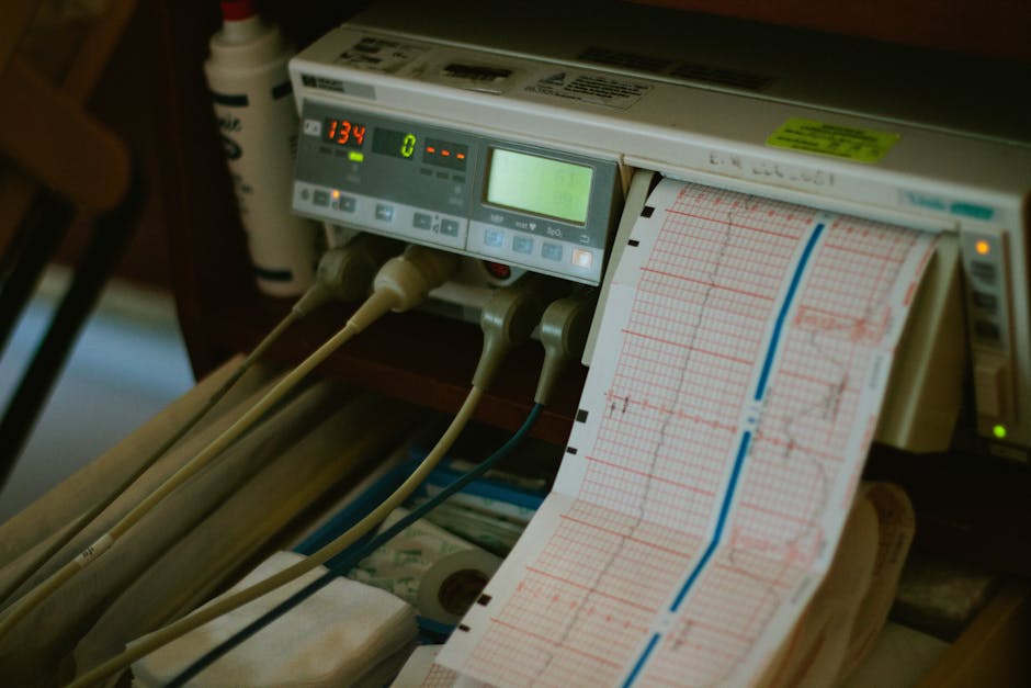 EKG aparat prikazuje rezultate